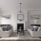 Ekena Millwork Wakefield Ceiling Medallion (Fits Canopies up to 3 5/8"), 11 3/4"OD x 1 1/4"P, Gobi Desert Crackle CM11WAGDC - alternate 2